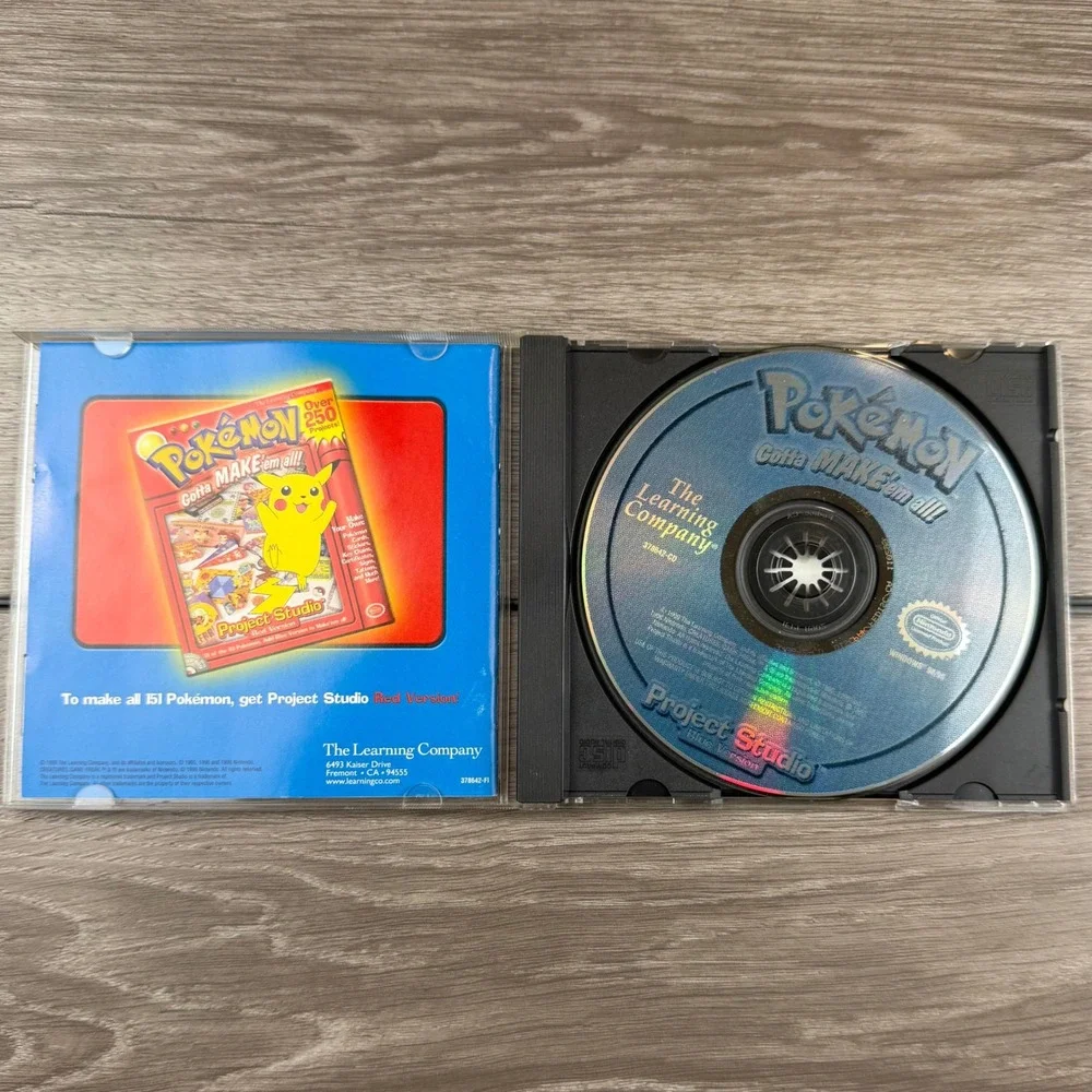 The Learning Company Unisex Pokemon Project Studio Blue Version PC Software